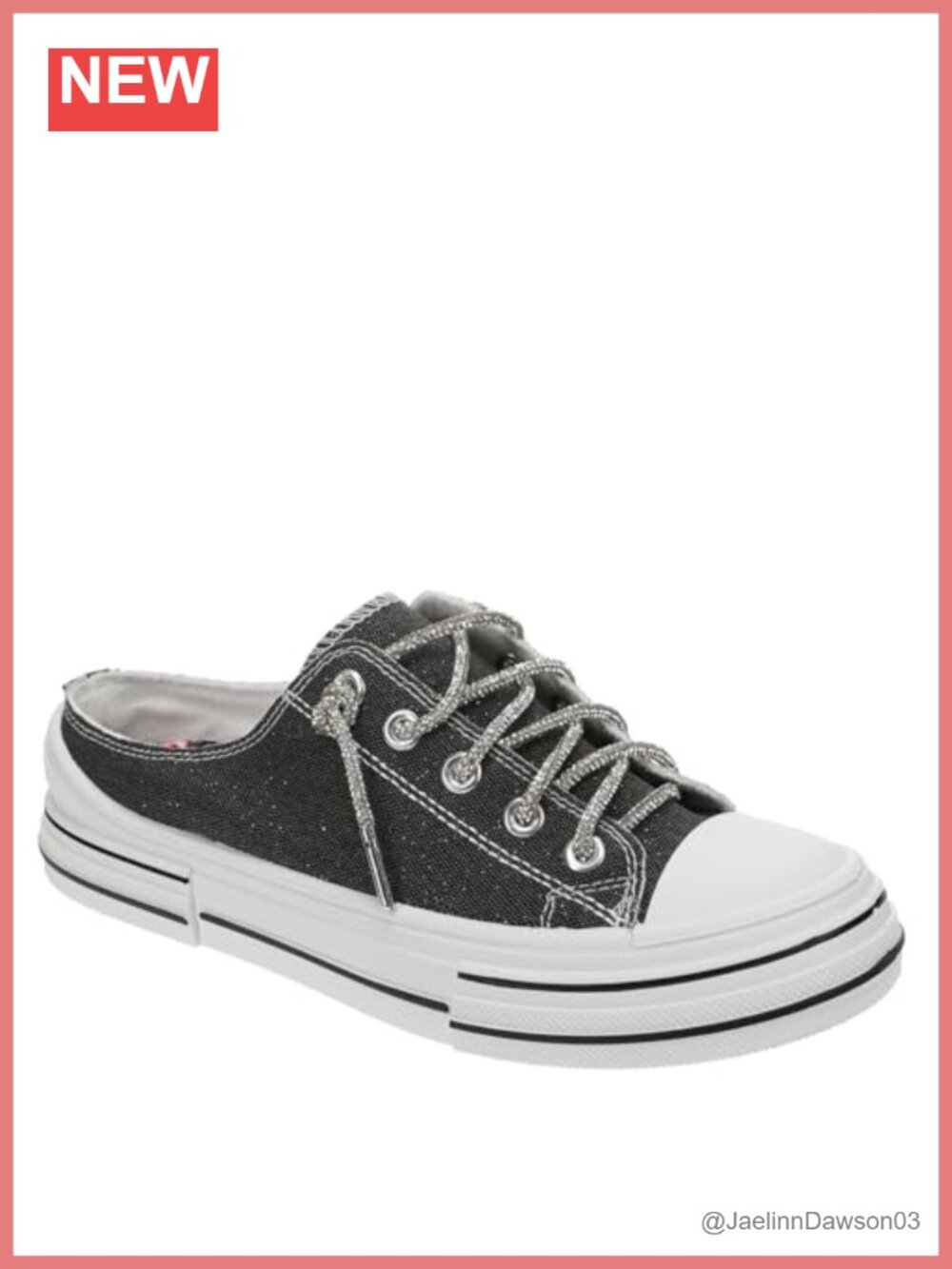 Women's Slip-On Laced Platform Sneaker Fabric Cushioned Casual